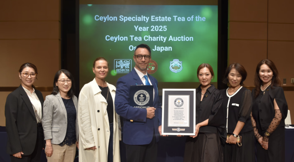 JANAT Paris wins Guinness Record for most expensive Japanese tea at Expo 2025 Osaka.
