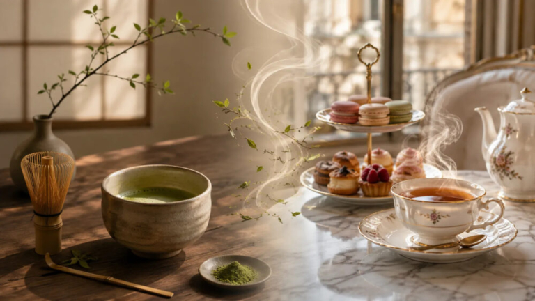Japanese vs French Tea Culture